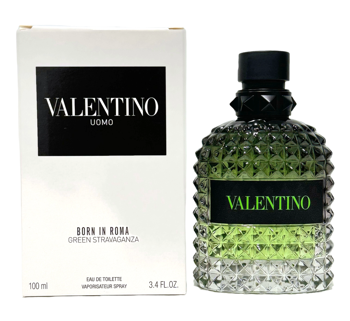 Valentino UOMO Born In Roma Green Stravaganza Men 3.4 oz Eau De