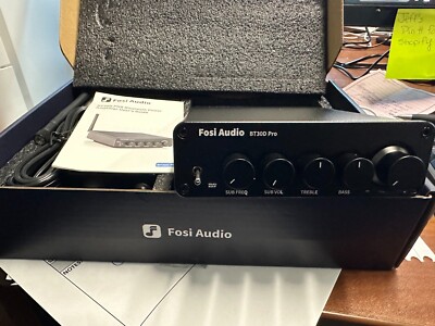 Fosi Audio BT30 Pro 2.1 Channel Bluetooth Audio Hi-Fi Power Amplifier