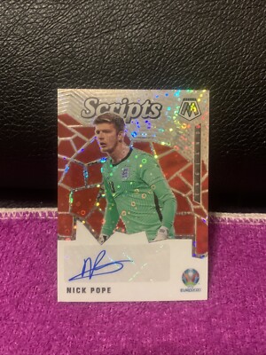 NICK POPE SCRIPTS 2021 PANINI UEFA UERO SOCCER CIRCLE PRIZM AUTO AUTOGRAPH SM-NP