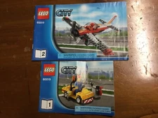 60019 Stunt Plane Lego Instruction Manuals Only 