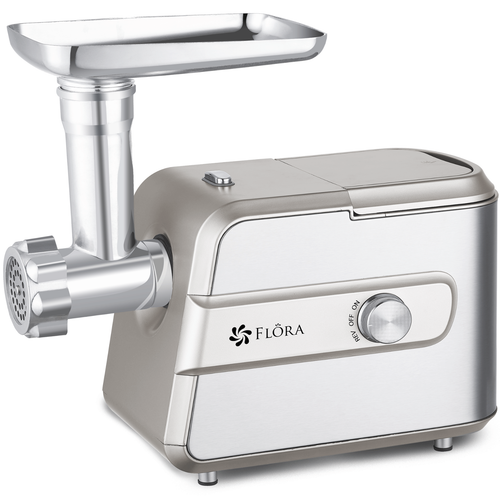 Flora Electric Meat Mincer-Max 3000W-Sausage Filler Stuffer Kibbeh Maker Machine - Picture 1 of 12