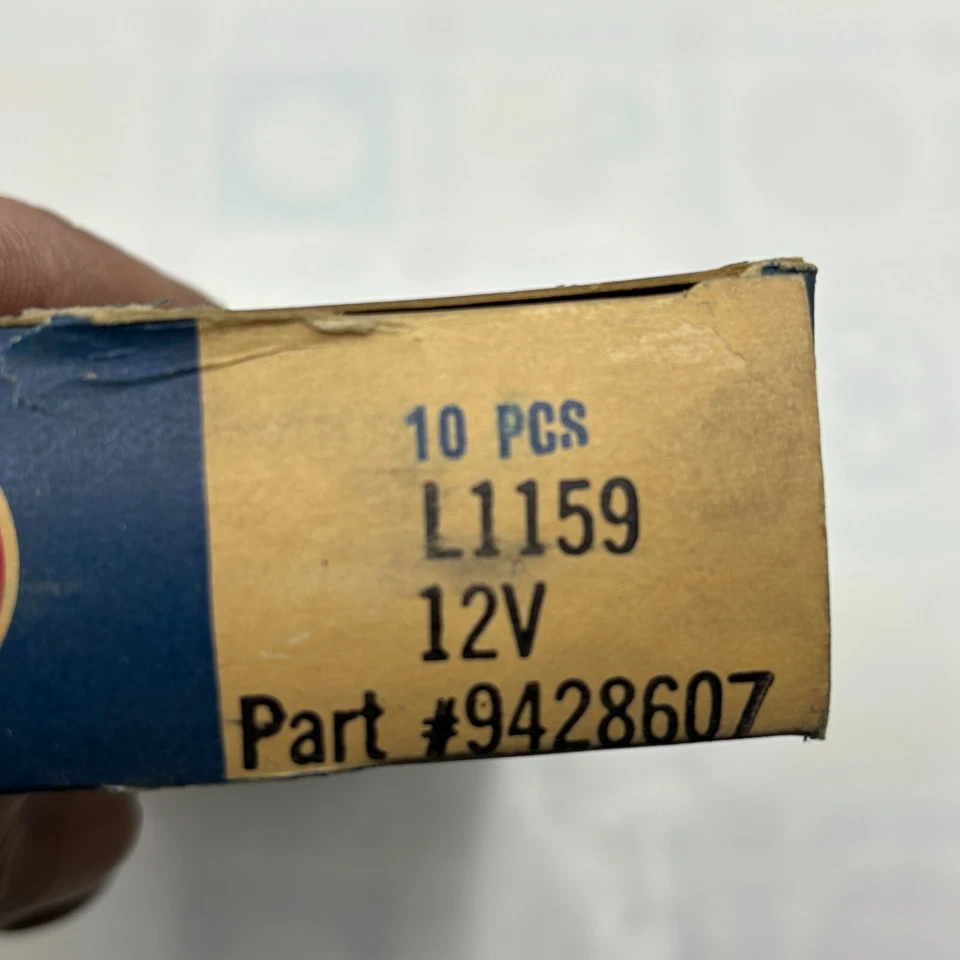 Vintage AC Guide Miniature Lamps L1159 Box 10 12V. ⭐ - Image 4 of 4