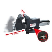 "Ks Tools Parallel-Schraubstock, 8\", 914.0008"