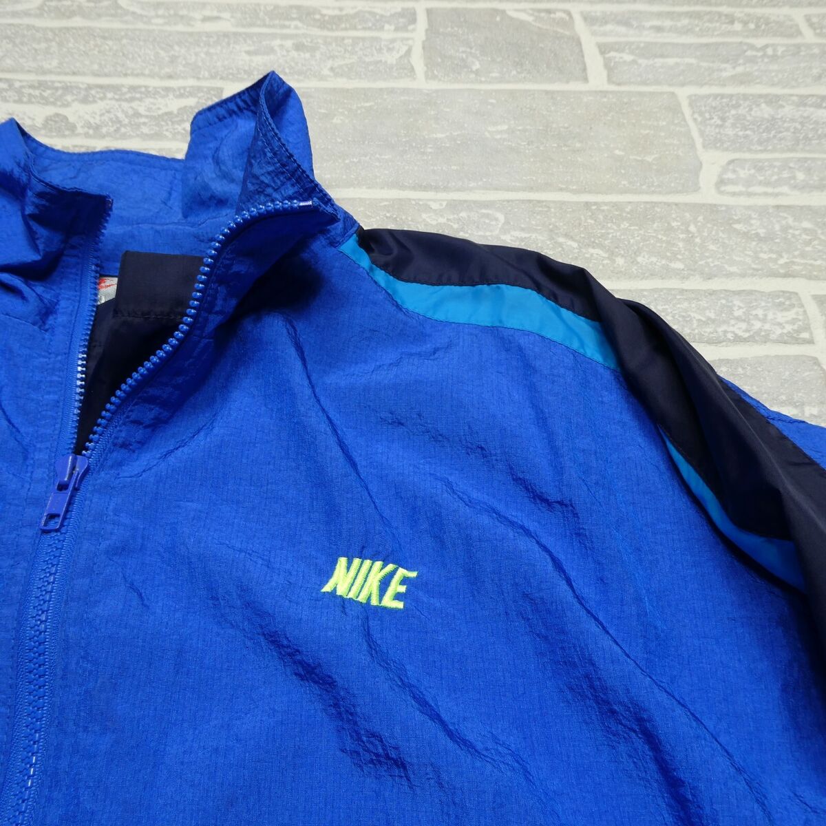 VINTAGE Nike Woven Track Jacket Adult XL Blue Anorak VINTAGE Nike Woven Track Jacket Adult XL Blue Anorak