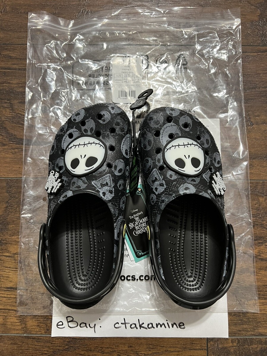 Crocs Disney Nightmare Before Christmas Jack Skellington Size 4