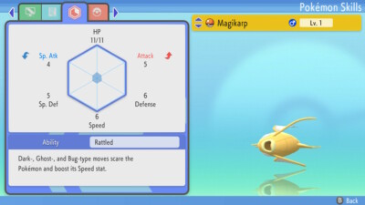 Pokemon Brilliant Diamond Shining Pearl BDSP - Shiny 6IV Magikarp