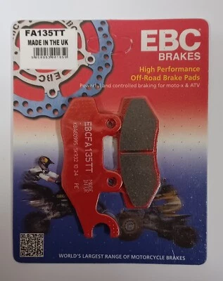 Plaquettes De Frein À Disque Avant EBC Carbon TT Pour SUZUKI DR350 1990-1999 - Photo 1/4