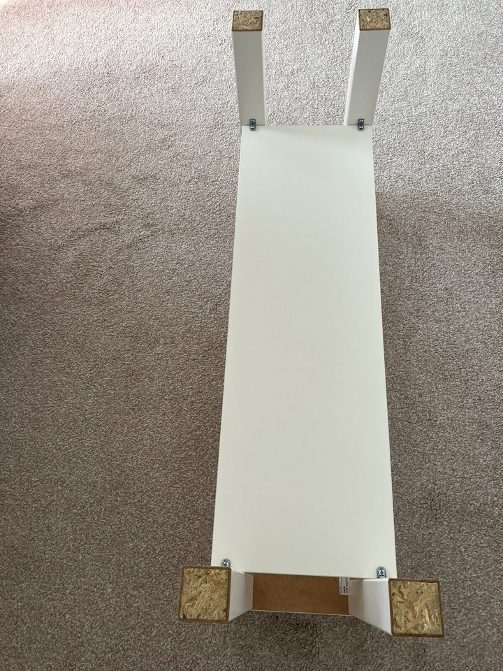 IKEA LACK Floor Standing TV Bench With Accessories Rack , White 90x26x45cm eBay