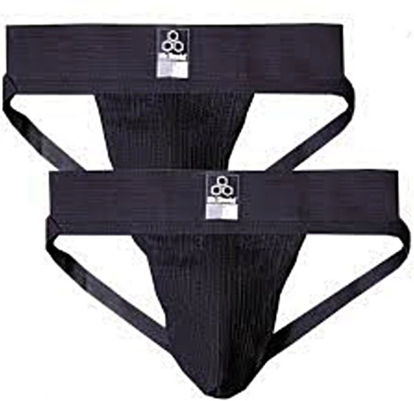 Correa deportiva McDavid para hombre adulto, soporte deportivo, negro o blanco, paquete de 2 Foto 2 de 4