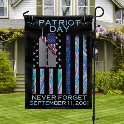 911 Patriot Day September 11 Never Forget Flag Graden Flag | eBay
