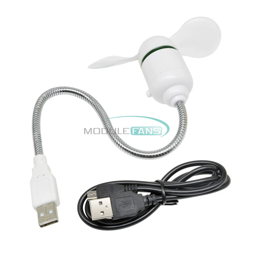 Flexional Mini USB Programmable Flashing LED Light DIY Messages Cooling Fan - Image 4 of 4