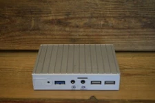 Stratacache GB C62 BSC1 Thin Client Mini PC AMD E1 Silver Aluminum Fanless