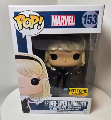 Funko Pop! Vinyl: Marvel - Spider-Gwen (Unhooded) #153 Hot Topic Exclusive