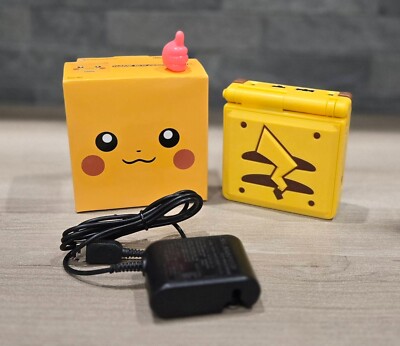 Nintendo Game Boy Advance SP ピカチュウ Nintendo Gameboy Advance SP GBA IPS Backlit Lcd Console Ags 101