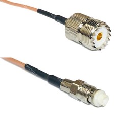 RG316 SO239 UHF Female to FME FEMALE RF Cable Rapid-SHIP LOT