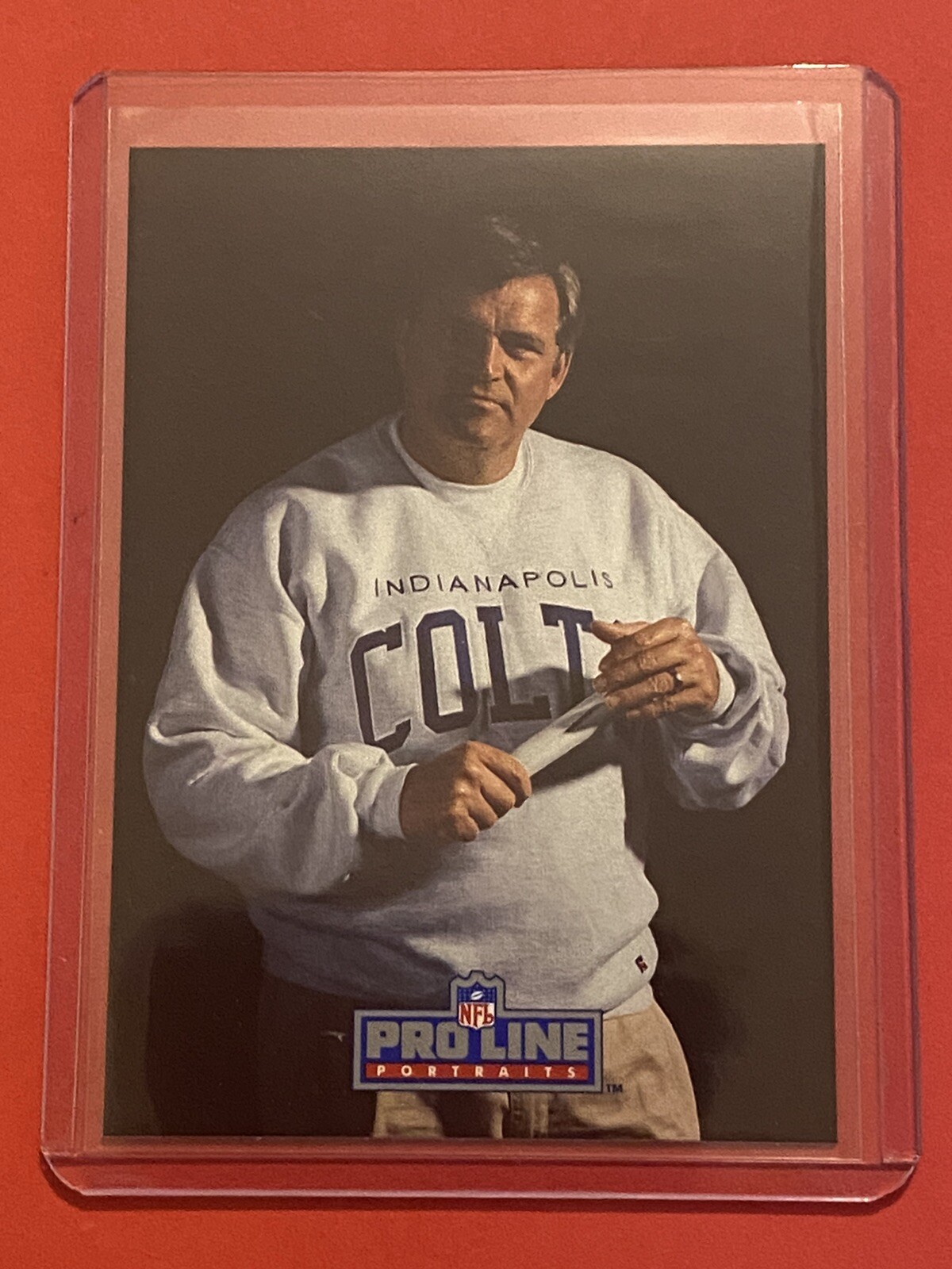1991 Pro Line Portraits - #170 Ron Meyer Indianapolis Colts