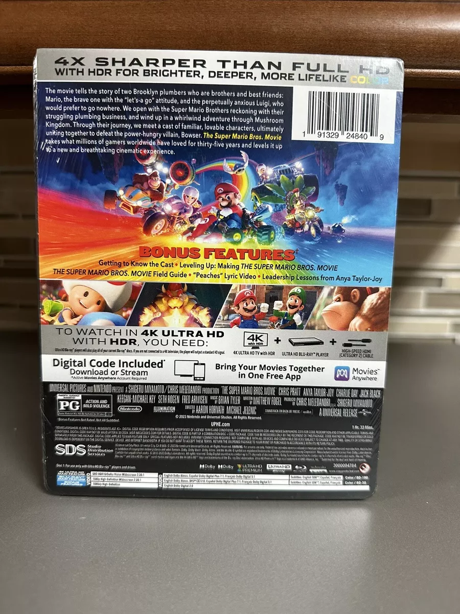 The Super Mario Bros. Movie (4K/UHD + Blu-ray + Digital)