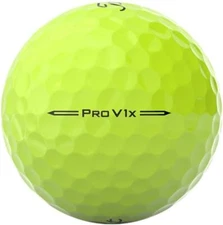 Titleist Pro V1x Yellow Used Golf Balls in Mint Quality, 2021 Year Model, AAAAA