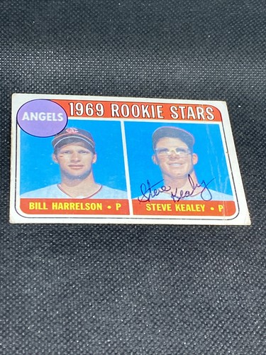 Steve Kealey Angels Signed Auto Autographed 1969 Topps Card #224 ~ COA - Picture 2 of 6