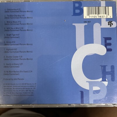 Acoustic Alchemy CD Blue Chip GRP GRD-9837 COMPLETE Guitar Jazz N