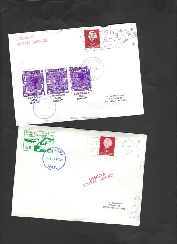 NETHERLANDS-COVERS-EUROPAS-CINDERELLAS-MORE-LOT OF 4-F-VF-#102