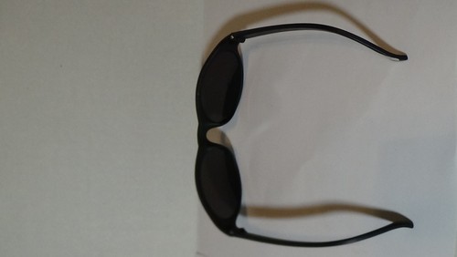 Dr Pepper 7Up Black Plastic Sunglasses Blue Mirror Tint Soda Cola Advertising - Picture 5 of 5