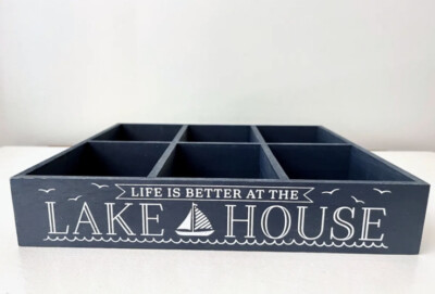 Target Bullseye Playground Summer Blue Life is Better at the Lake House Crate