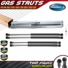 4x Tailgate Rear and Front Bonnet Gas Struts for BMW 3 Series E90 04-11 Saloon