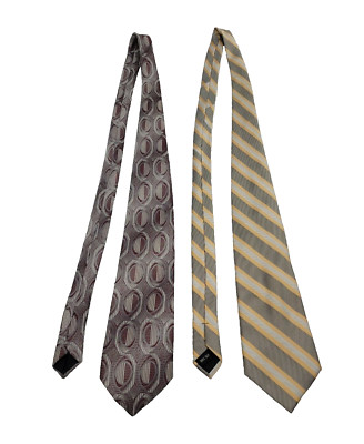 Neckties Mens Ties Lot Of 2 Corner Stone A8