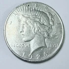 1926-D PEACE SILVER DOLLAR- 90% SILVER - VF VERY FINE DETAILS #9568