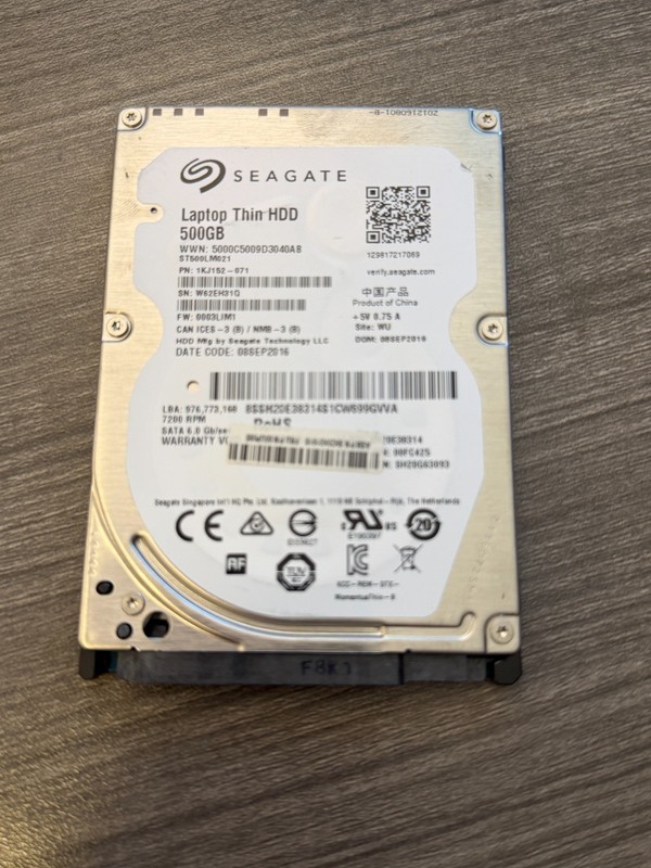 Seagate ST500LM021 500GB 2.5" SATA III 7200RPM Laptop Hard Drive HDD