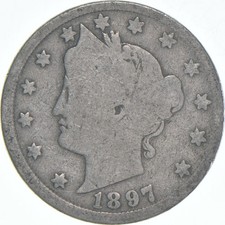 1897 Liberty V Nickel G *3722
