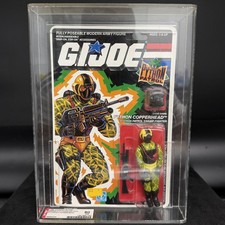 Python Patrol Copperhead 1989 G.I. JOE Vintage Original AFA GRADED 80 NM