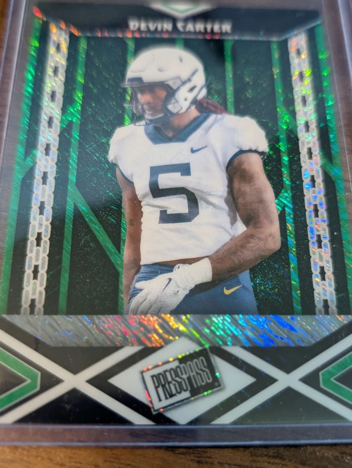 Devin Carter 2024 Leaf Football 1/1 Pre Production Proof - Image 4 of 4