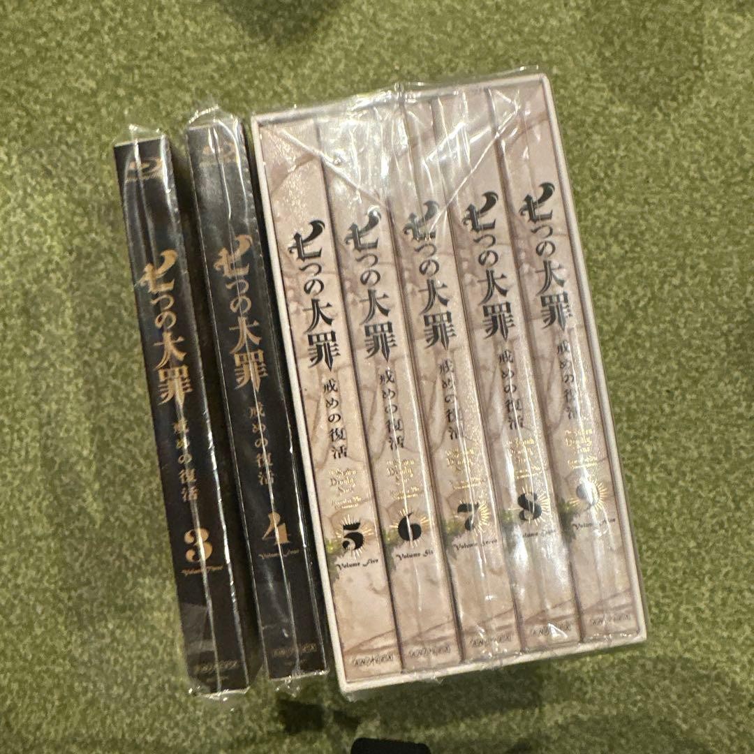 THE SEVEN DEADLY SINS Blu-ray box set volumes 3-9 | eBay