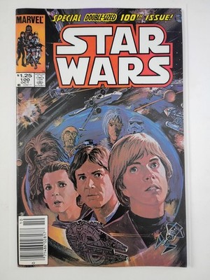 Star Wars #100 1985 Marvel Newsstand VF+/NM-  