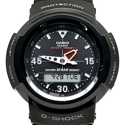 G-Shock AWM 500 1A Full Metal Radio Solar Double LED Light Black IP Ana Digi Rel