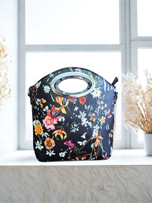 Elegant Floral Handbag for Women Shoulder Crossbody Handtasche Bag Strap Purses