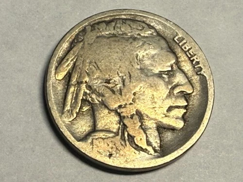 1918-D Indian Head BUFFALO NICKEL. Good. #u4