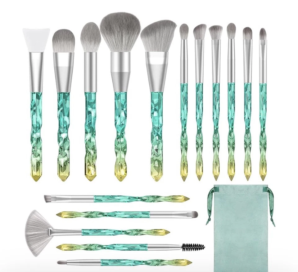 Juego de 16 brochas de maquillaje profesionales Bestope Foto 2 de 4