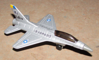 Rough Tough Super Air Force Diecast Plane F-16D Fighting Falcon Jet