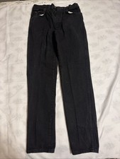 Vintage HIS Jeans Mens 32x34 Tapered Fit Denim Dark Wash Black Denim USA Made