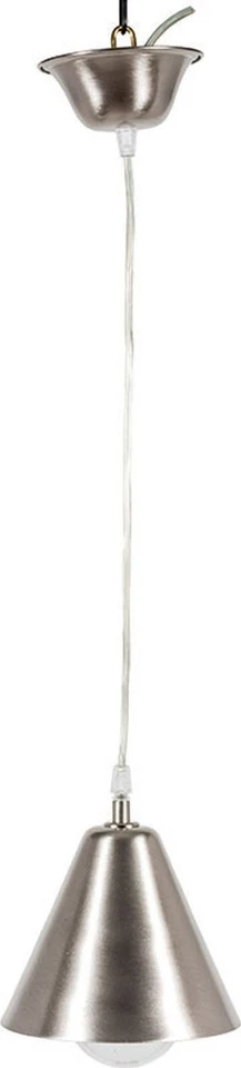 Lustre DANAE Nickel En Laiton Ø16Cm E27 Classique Salle À Manger Luminaire - Photo 1/1