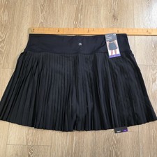 Gap Fit Pleated Skort Skirt Women  s Size XXL Black Tennis, Golf, Pickleball New