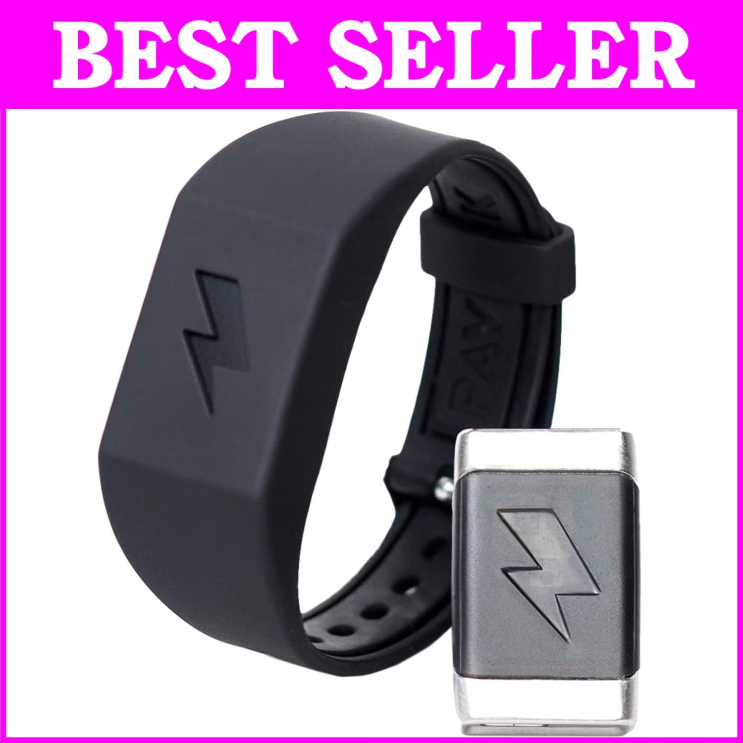 Shock Clock 2: Silent Vibrating Alarm Clock for Deep Sleepers - Bluetooth