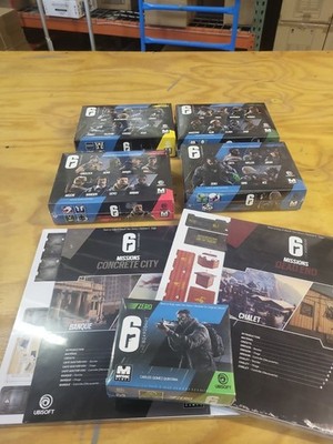 Rainbow Six: Siege FRENCH Yrs 1,3,4 &5, Zero Box, Maps Concrete City & Dead End.