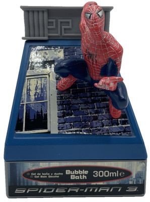 Spider-man 3 Movie Bubble Bath Soakie Wall Crawler Figure Marvel Comics 2006 HTF