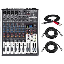 Behringer XENYX X1204USB Premium 12-Input 2/2-Bus Mixer with XENYX Mic Preamps a