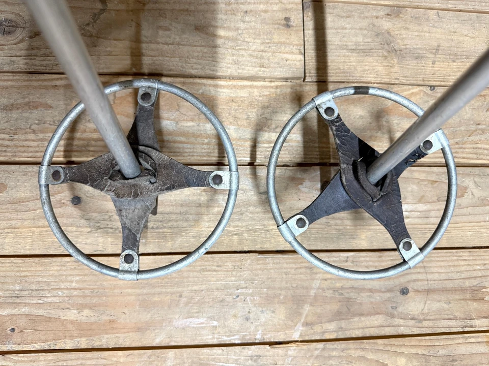 Ancien Bâtons de Ski Alu Altière - Déco Chalet Gîte Montagne - 116 cm - Vintage - Photo 3/4