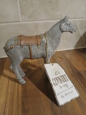 Horse Figurine Country Living by Juliana Collection Horse Statue 12cmtall 14cm L